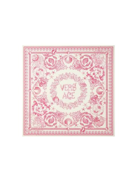 Underwater Barocco silk scarf