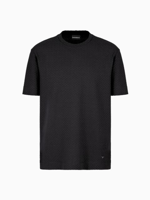 JACQUARD JERSEY T-SHIRT
