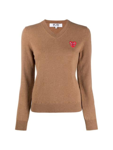 embroidered logo jumper