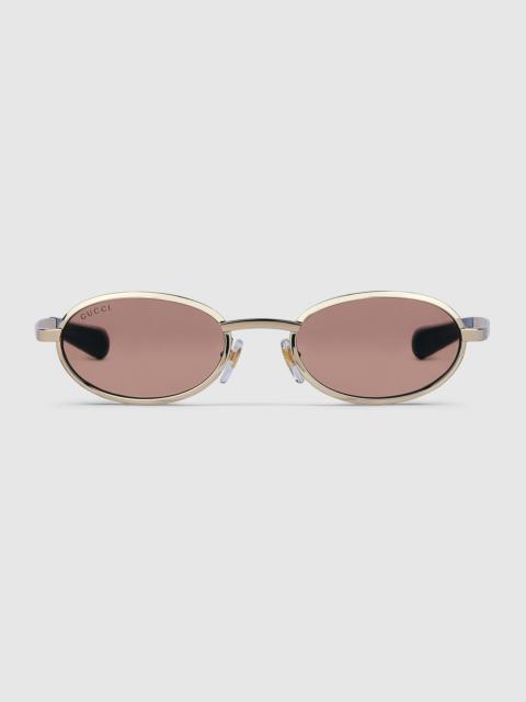 Oval frame sunglasses
