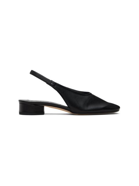 Black Dua Slingback Heels