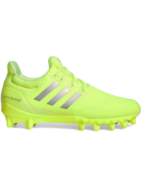 adidas Ultra Boost Football Cleats Solar Yellow Silver Metallic
