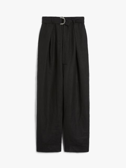 JANE Wide-fit linen trousers