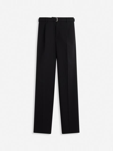 STRAIGHT FIT WOOL PANTS