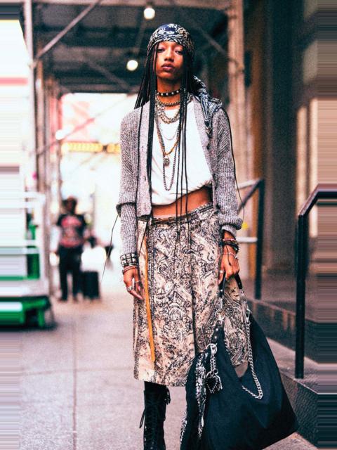 SPLIT HEM RIBBED CARDIGAN