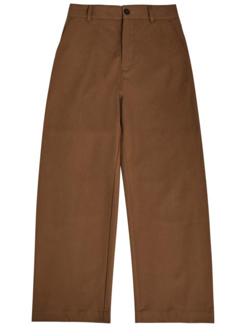 Studio Nicholson Bosworth Curved-leg Cotton Trousers