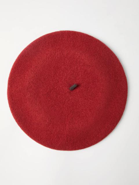 Wool beret with Precious detail