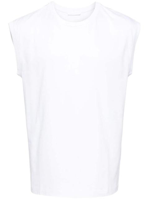 logo-print sleeveless T-shirt