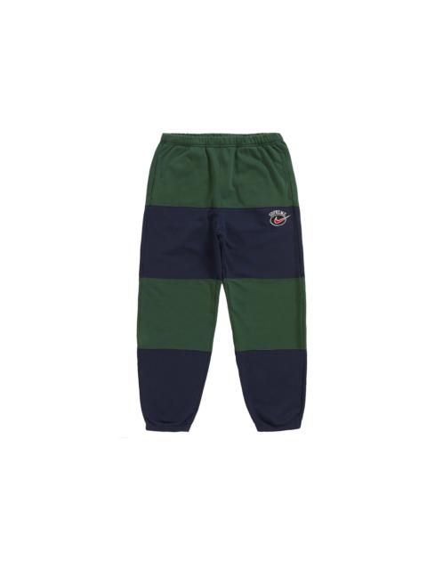 Supreme Nike Stripe Sweatpant Navy
