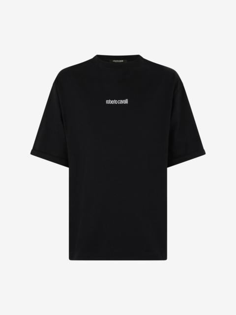 Cotton T-Shirt With Tigers And Logo