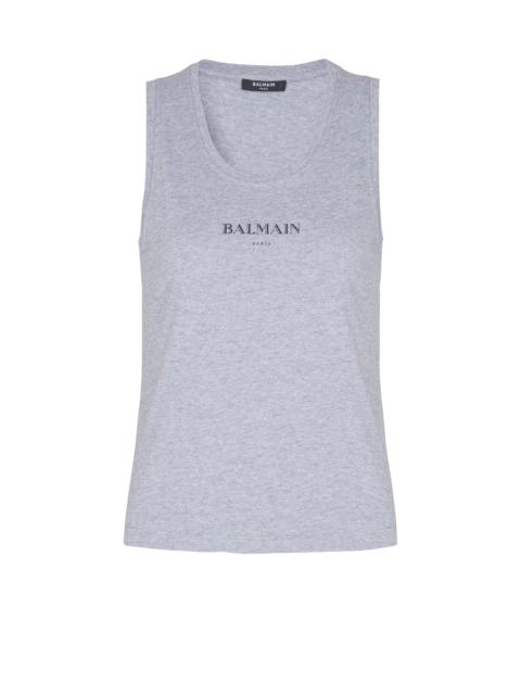 Tank top with Balmain print