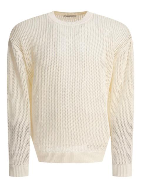long-sleeve knit sweater