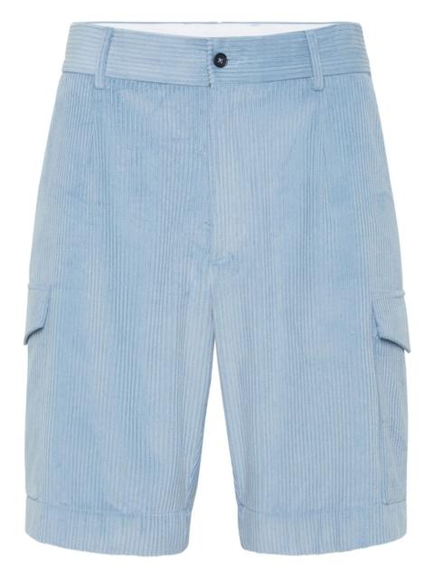 Cool Kid velvet cargo shorts