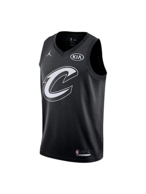 Air Jordan LeBron James All-Star Edition Authentic Jersey AU Black 928867-010