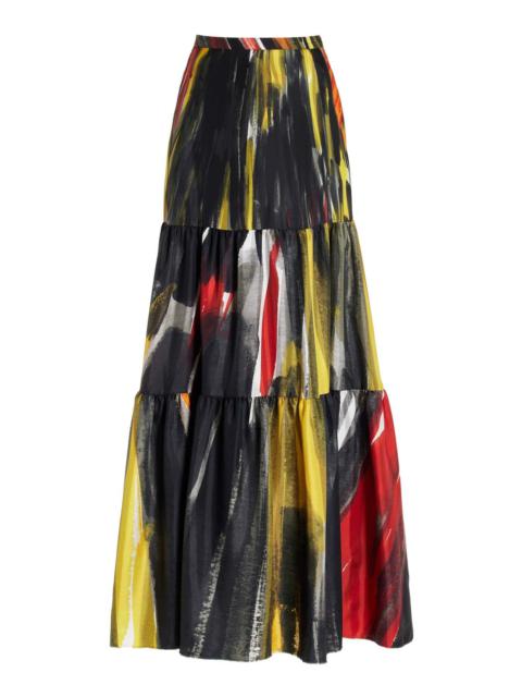 Morse Skirt in Multi Silk