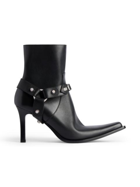 Women's City Bootie With Harness in Black