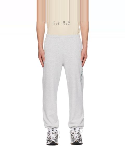 Gray 'NY Health Club' Sweatpants