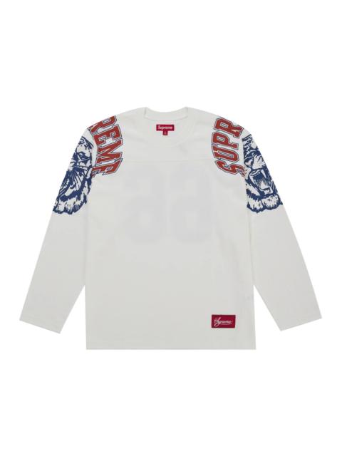 Supreme Mascot L/S Football Top White