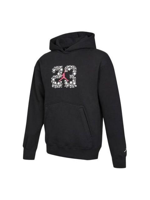 Men's Air Jordan Sport Fleece Knit Pullover Hooded Sports Black DJ0220-010