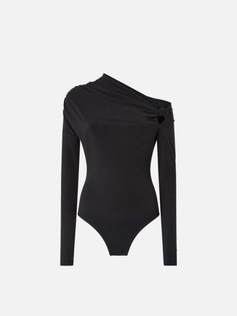 BODYSUIT WITH ASYMMETRIC NECKLINE