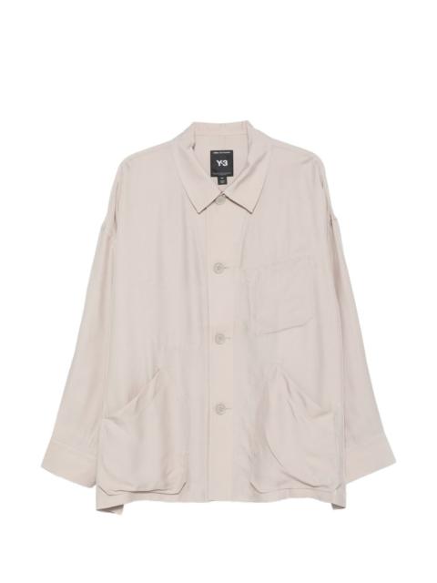 patch-pocket overshirt