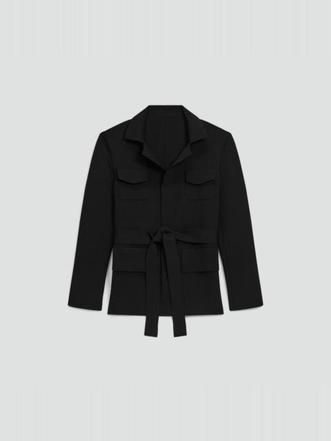 Relaxed Blazer in Crepe Knit