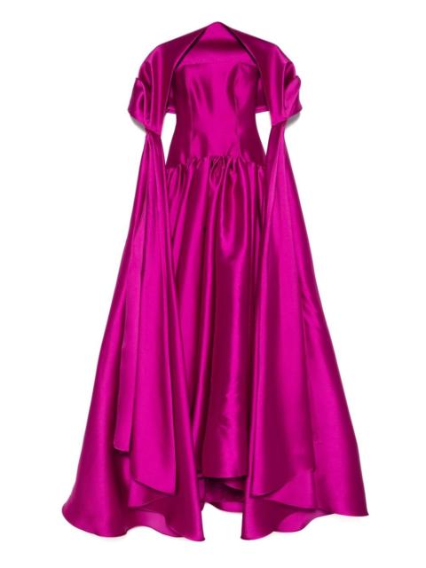 satin gown
