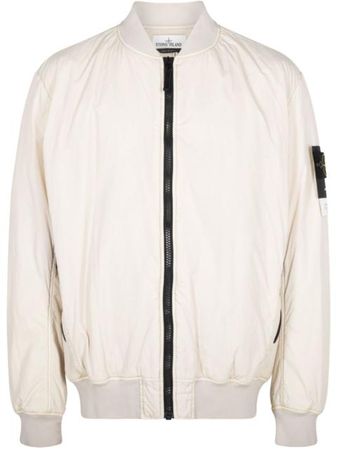 Compass-patch bomber jacket