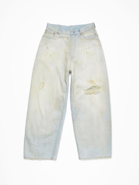 Loose fit jeans - 2023 - Light blue/white