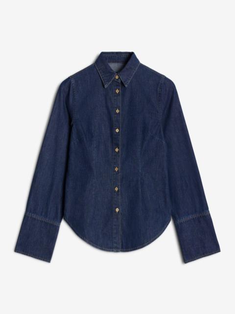 MANKIND Shaped Shirt in Indigo Soul