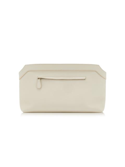 Terrasse Leather Pouch white