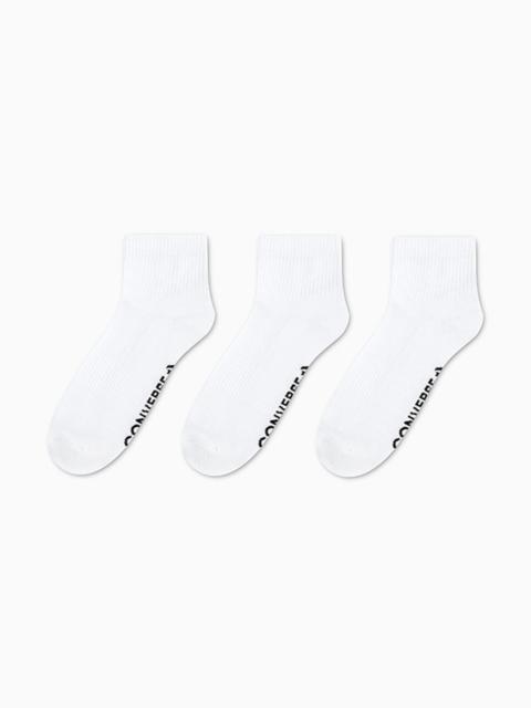 3-Pack Wordmark Quarter Socks