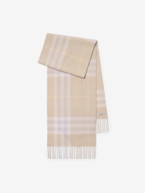 Check Cashmere Scarf