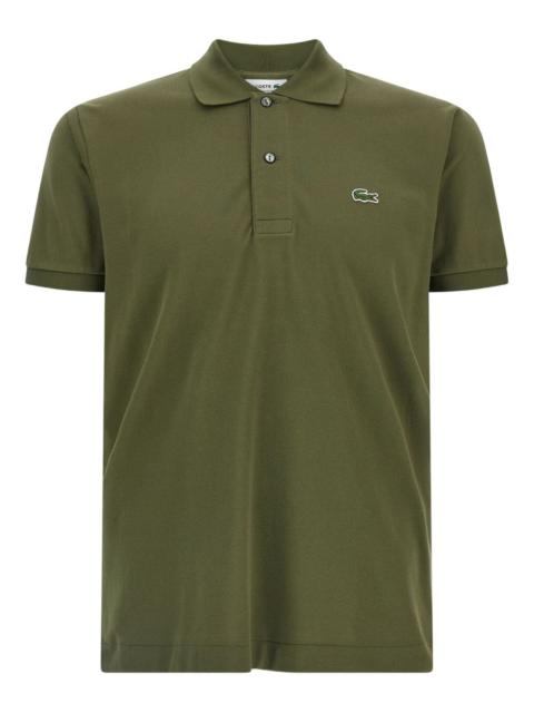 L.12.12 logo-patch piqué polo shirt