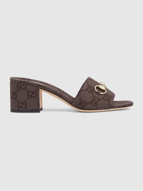 Women's slide sandal with Horsebit