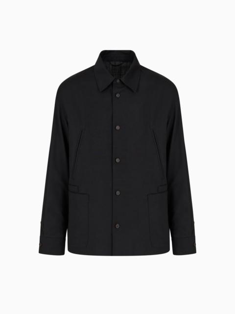 SUPER LIGHT WOOL SHIRT JACKET