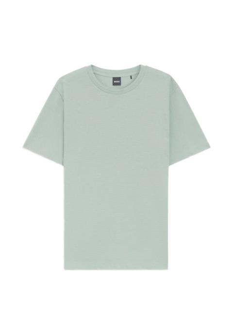 bubble-jacquard T-shirt