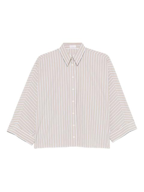 striped button shirt