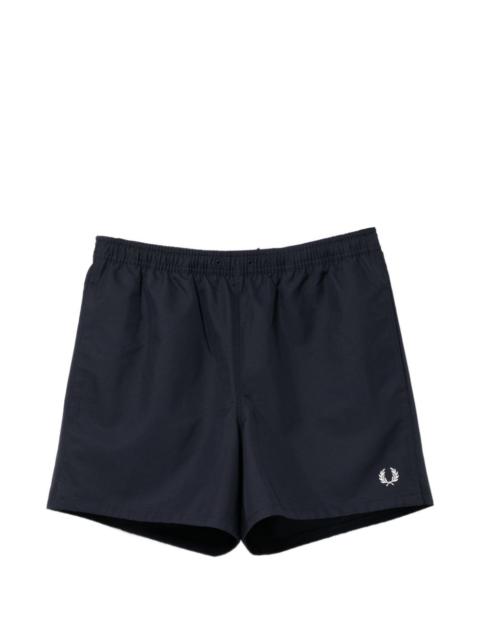 logo-embroidered shorts