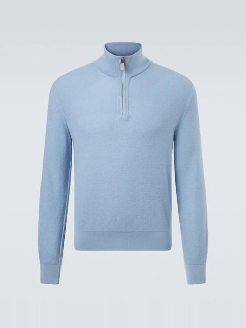 Cashmere mockneck sweater