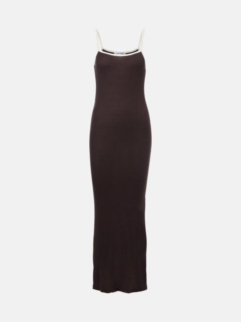 Jersey slip dress
