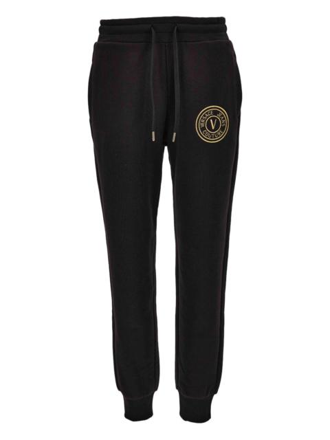 logo-plaque drawstring trousers