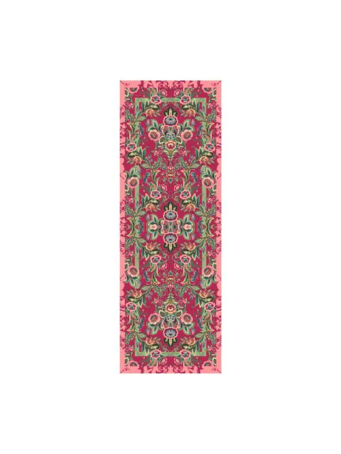 floral-pattern scarf