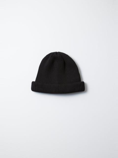 ROTOTO - COTTON ROLL UP HAT - BLACK