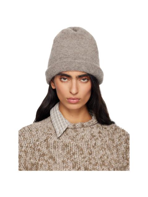 Gray Knot Beanie