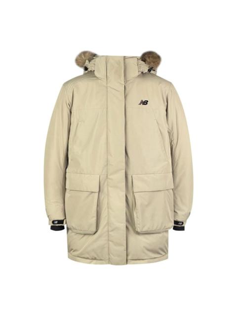 (WMNS) New Balance Warm Winter Down Jacket 'Beige' NP943022-BEI