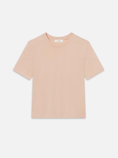 The Baby Tee in Pink Sand