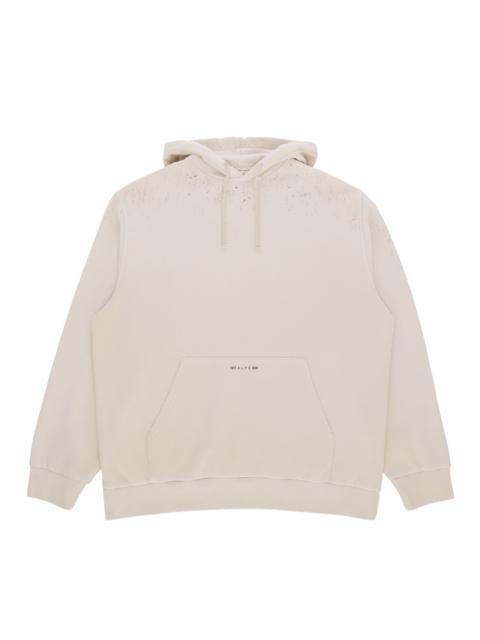 PRINTED LOGO TREATED HOODIE