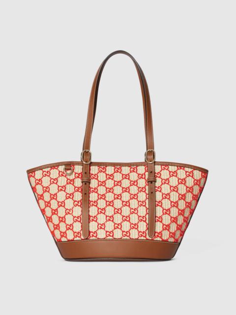 Woven small tote bag