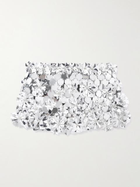 Embellished Chainmail Mini Skirt